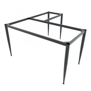 Chân sắt cho bàn chữ L 140x140cm hệ CONE II
