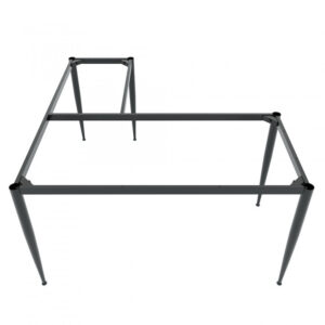 Chân sắt cho bàn chữ L 140x150cm hệ CONE II