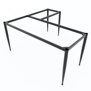 Chân sắt cho bàn chữ L 160x150cm hệ CONE II