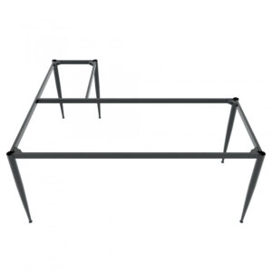 Chân sắt cho bàn chữ L 180x160cm hệ CONE II