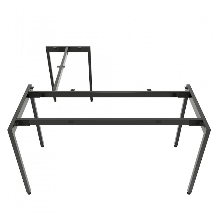 Chân sắt lắp ráp bàn chữ L 140x140cm hệ Slean