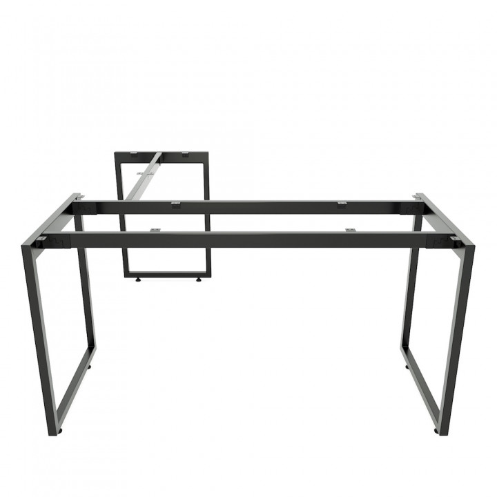Chân sắt lắp ráp bàn chữ L 140x150cm hệ Slean