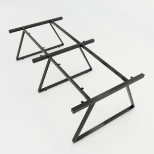 Chân bàn cụm 4 hệ Trapeze II Concept 240x120 lắp ráp
