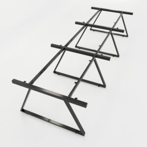 Chân bàn cụm 6 hệ Trapeze II Concept 360x120 lắp ráp