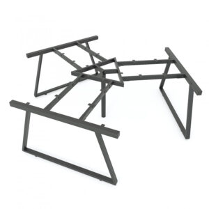 Chân bàn cụm 3 236x205cm hệ Trapeze II Concept lắp ráp