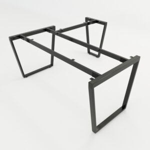 Chân bàn chữ L 160x160 hệ Trapez Concept 160x160 lắp ráp