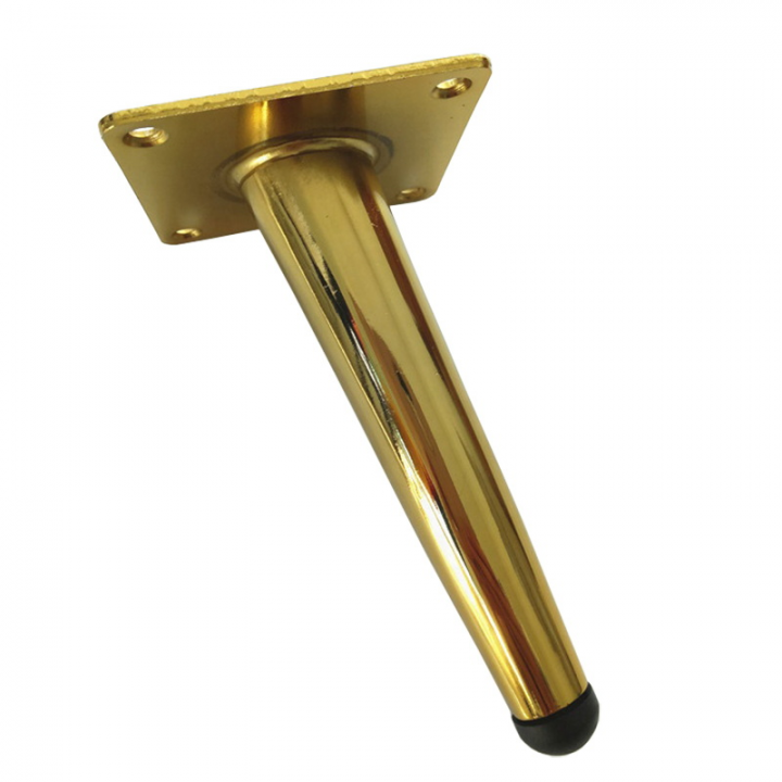 Chân côn inox cao 20cm mạ màu vàng