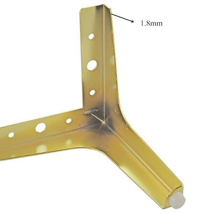 Chân ghế sofa inox cao 10cm mạ màu vàng