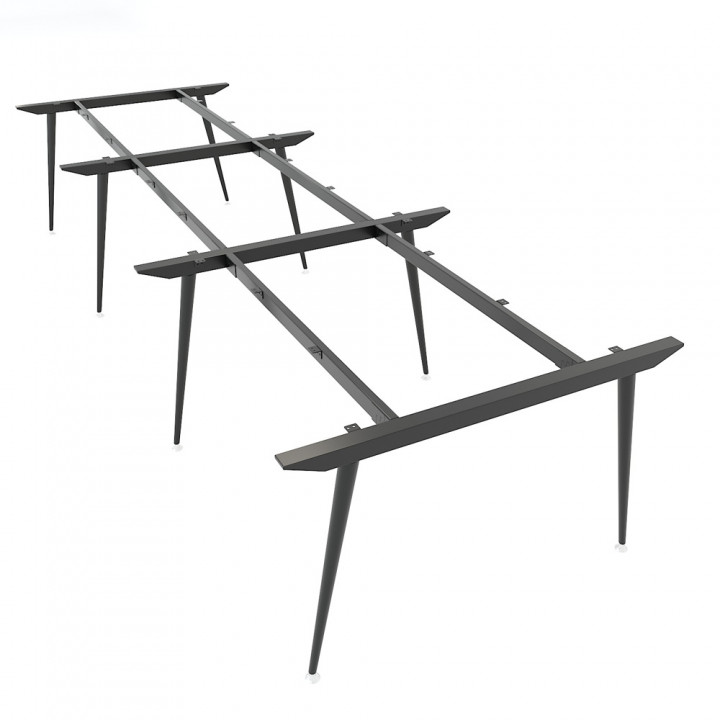 Chân bàn sắt hệ CONE Concept 360x120 lắp ráp