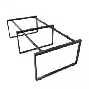 Chân bàn văn phòng cụm 4 240x120cm sắt 25x50 lắp ráp