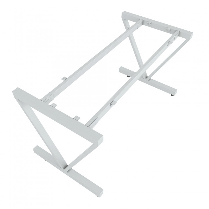 Chân bàn sắt 140x80cm hệ VConcept lắp ráp