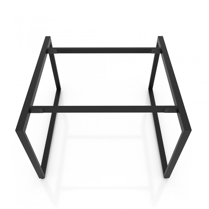 Chân bàn nhân viên 1200x1200mm sắt 25x50 lắp ráp ngàm