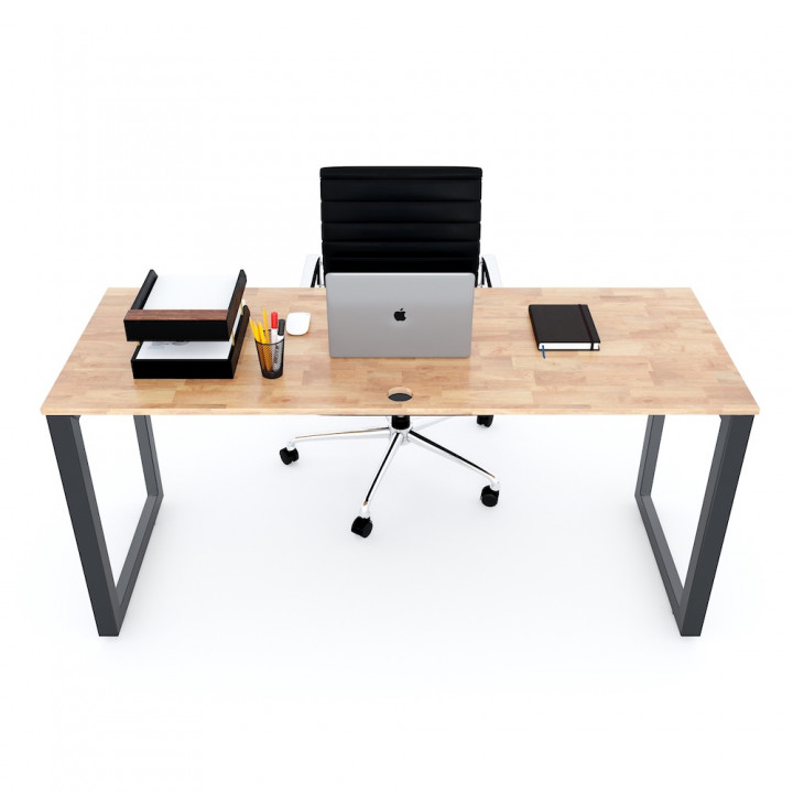 Chân sắt tam giác cho bàn 160x60cm hệ Trian II Concept