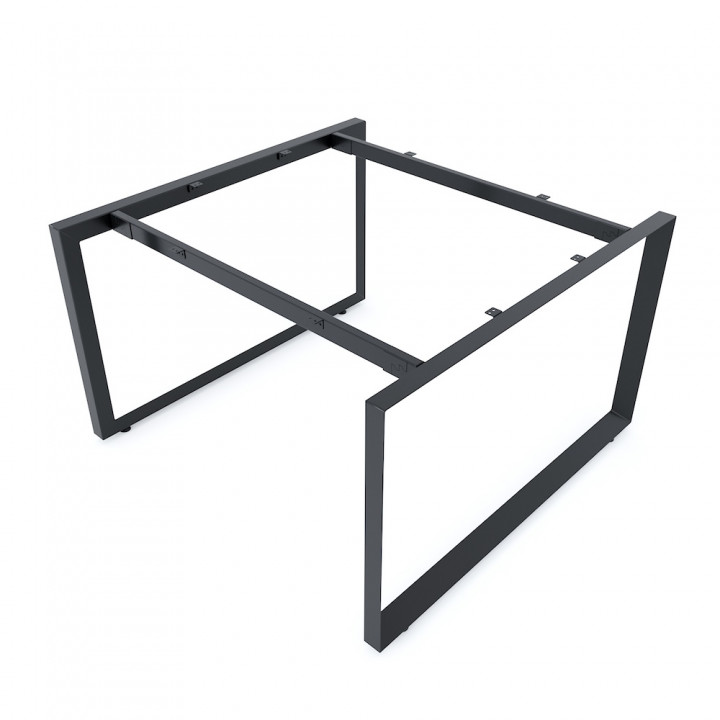 Chân sắt tam giác cho bàn cụm 2 120x120cm hệ Trian II