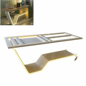 Khung chân bàn giám đốc hoặc đảo bếp đèn Led -37